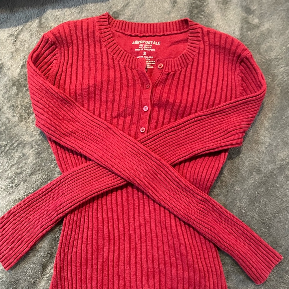 aeropostale red sweater
(size : small)